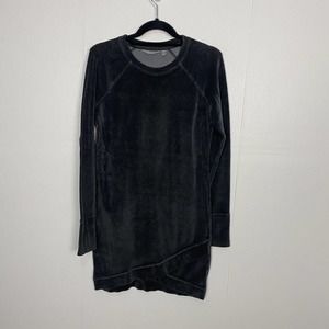 Athleta Women’s Gray 2 piece Set Ankle Zip Pants & Top Size XS.